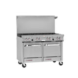 Southbend S48EE 48" 8 Burner Gas Range w/ Space Saver Oven, Liquid Propane