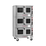 TV-Series Low Profile Gas Convection Oven Triple Deck With Standard Controls – Natural Gas, 156000 Total BTU