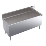 Krowne KR24-CB60 Beer Bin - Holds 15 Cases, 6 1/2" Back Splash, 60" x 24"