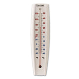 Taylor 5109 Jumbo Window Thermometer w/ Red Reading Tube, -40 to 120 F Degrees