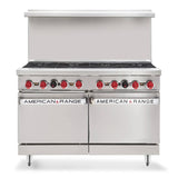 American Range AR-24G-4B 48" 4 Burner Gas Range w/ Griddle & (2) Space Saver Ovens, Liquid Propane