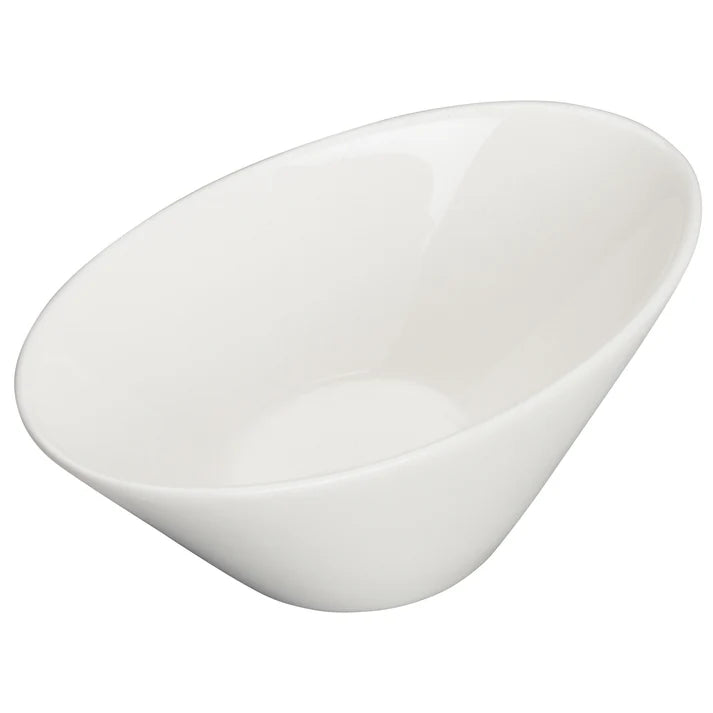 WDP021-108 - 4" x 2-1/2" Porcelain Oval Dish, Bright White, 36 pcs/case