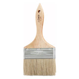 WBR-40 - Pastry/Basting Brush with Metal Ferrule - 4" Flat