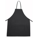 BA-PBK - Full-Length Bib Apron with Pockets - Black