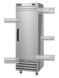 Hoshizaki EF1A-FS 27" One Section Reach In Freezer, (1) Solid Door, 115v