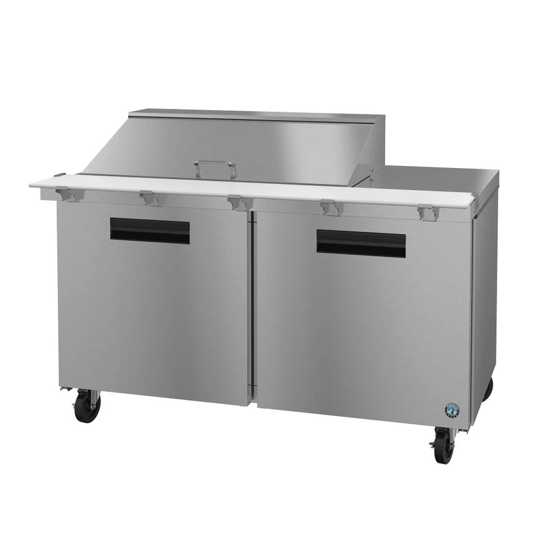 Hoshizaki SR60B-18M 60" Steelheart Mega Top Sandwich/Salad Prep Table w/ Refrigerated Base, 115v