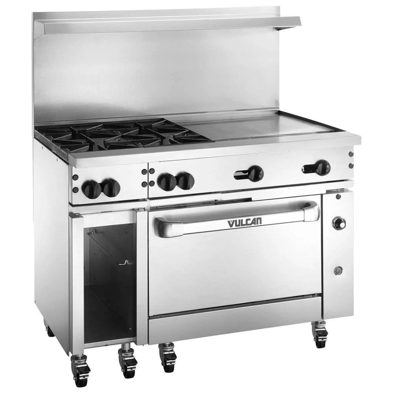 Vulcan 48S-4B24G, 48-Inch Gas Restaurant Range