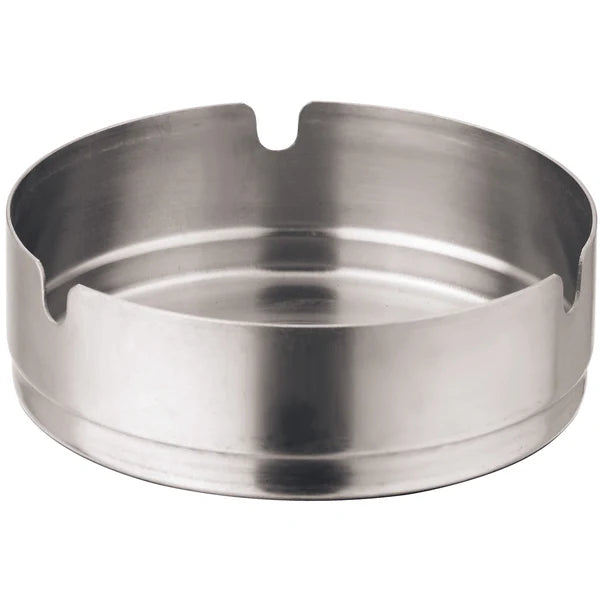 SAS-4 - Stainless Steel Stacking Ashtray, 4" Diameter