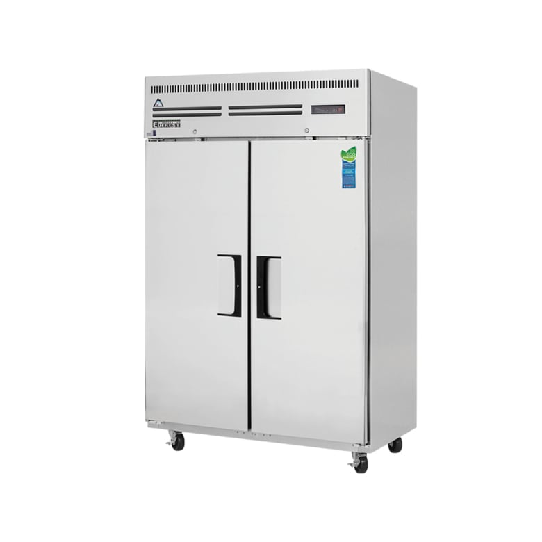 49 5/8" Two Section Reach In Freezer, (2) Solid Doors, 115v