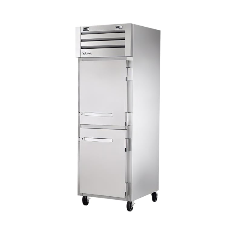 True STA1DTA-2HS-HC 27" One Section Commercial Refrigerator Freezer - Right Hinge Solid Doors, Top Compressor, 115v