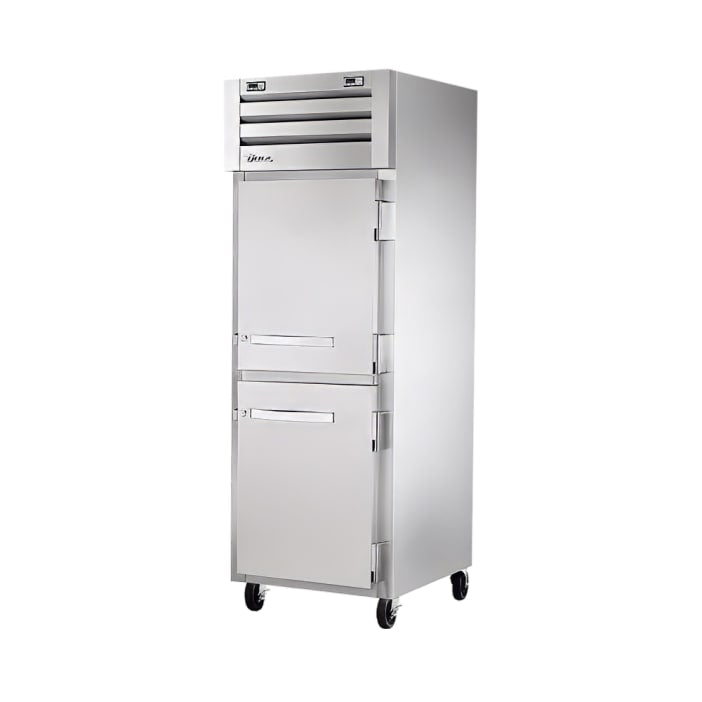 True STA1DTA-2HS-HC 27" One Section Commercial Refrigerator Freezer - Right Hinge Solid Doors, Top Compressor, 115v