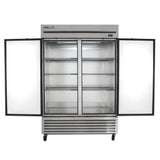 True T-49-HC 54" Two Section Reach In Refrigerator, (2) Left/Right Hinge Solid Doors, 115v