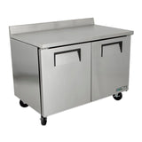 True TWT-48-HC 48" Worktop Refrigerator w/ (2) Sections, 115v