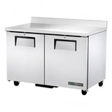 True TWT-48F-HC 48 1/2" W Worktop Freezer w/ (2) Sections & (2) Doors, 115v