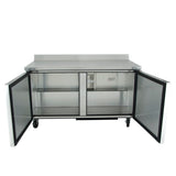 True TWT-60F-HC 60 1/2" W Worktop Freezer w/ (2) Sections & (2) Doors, 115v
