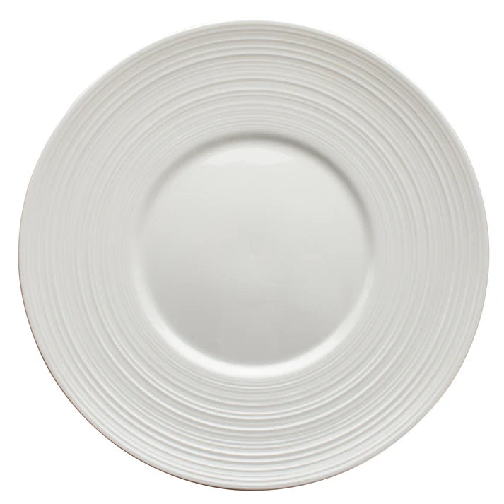 WDP022-106 - 8-1/8"Dia. Porcelain Round Plate, Bright White, 36 pcs/case