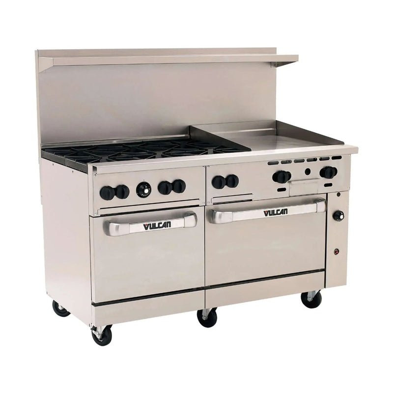 Vulcan 60SS-6B24GP, 60-Inch Gas Restaurant Range