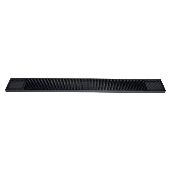 BM-327K - Bar Rail Spill Mat, 27" x 3-1/4" - Black