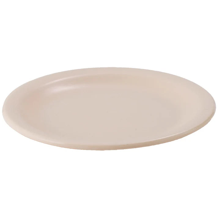 MMPR-8 - Melamine 8" Round Plates - Tan