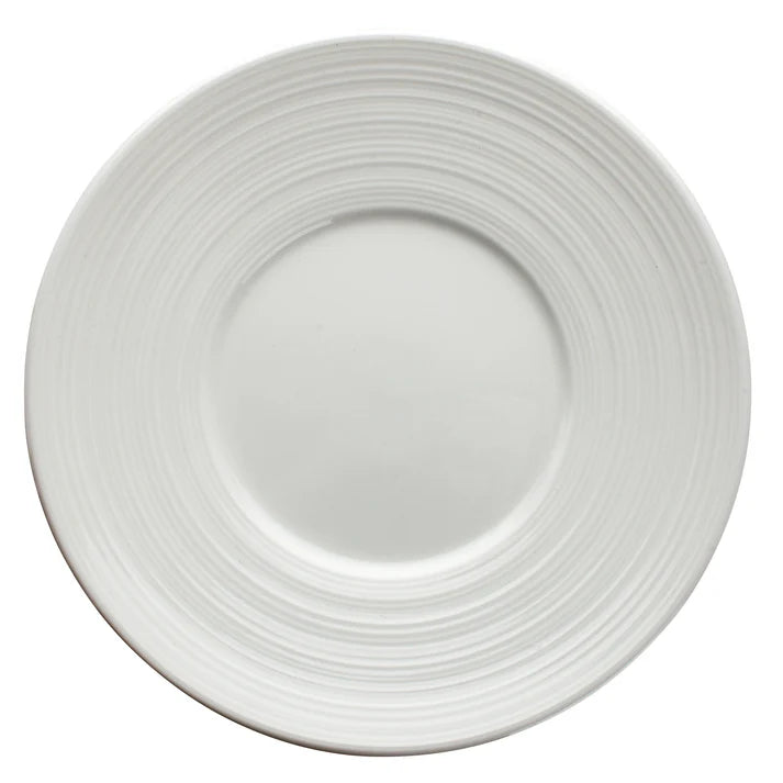 WDP022-105 - 6-1/2"Dia. Porcelain Round Plate, Bright White, 48 pcs/case