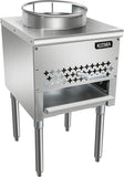 13" Gas Wok Range - Commercial Natural Gas Restaurant Equipment, 95,000 BTU