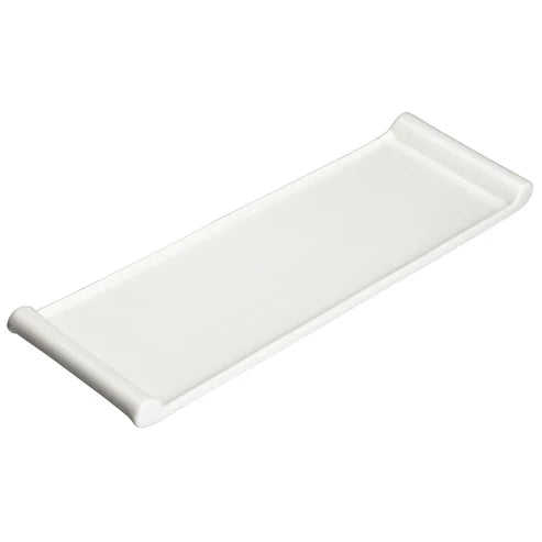 WDP017-118 - 17-3/4" x 5-1/2" Porcelain Rectangular Platter, Bright White, 12 pcs/case