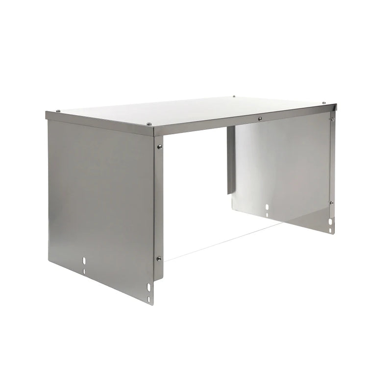 BevLes BVSG-12-3 12" Sneezeguard for (3) Well Steam Table, Aluminum w/ Acrylic Panel