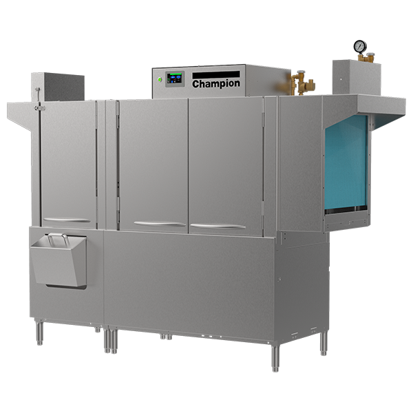 76 PRO 54" Single Tank + 22" Prewash High-Temperature Rack Conveyor Dishwashing Machine