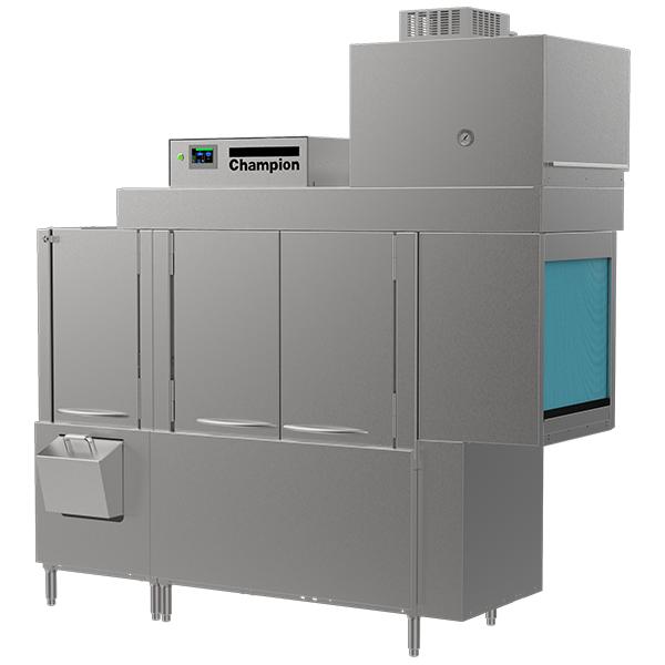 76 PRO-VHR 54" Single Tank + 22" Prewash, Ventless Heat Recovery High-Temperature Rack Conveyor Dishwashing Machine