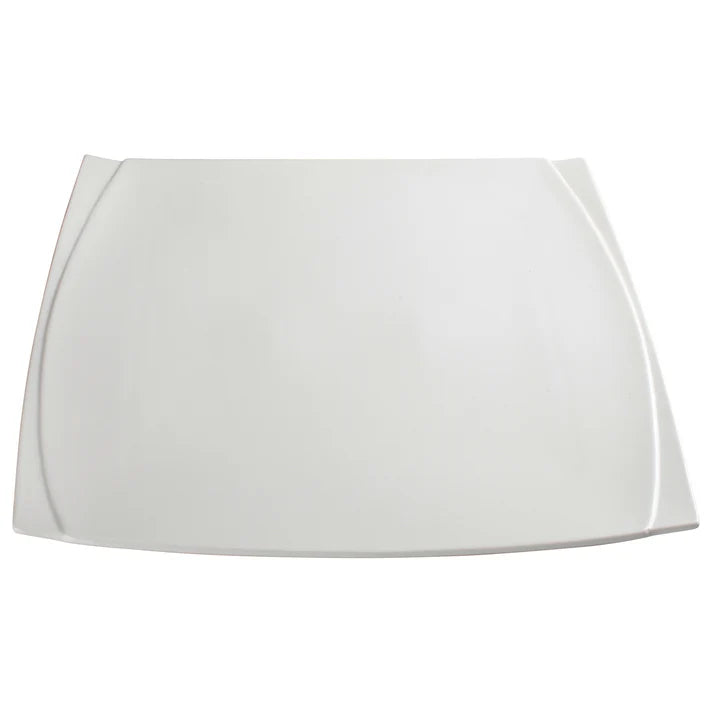 WDP009-103 - 14"Sq Porcelain Square Plate, Bright White, 6 pcs/case