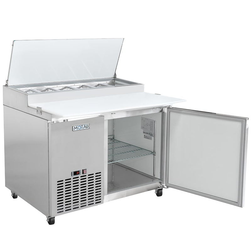 MoTak MPR-44 44 1/2" Pizza Prep Table w/ Refrigerated Base, 115v