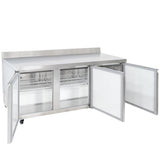 MoTak MWR-72 72" Worktop Refrigerator w/ (3) Sections, 115v
