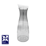 Decanter - Polycarbonate - Clear Jar With Resealable Lid - 35 oz (24)