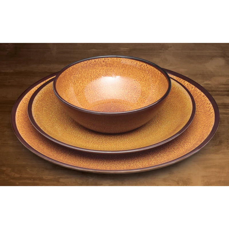 WDM020-402 - 11"Dia Melamine Round Plate, Tan, 24pcs/case