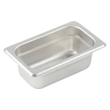 SPJP-902 - Anti-Jam Steam Pan, 23 Gauge Stainless Steel - 1/9, 2-1/2"