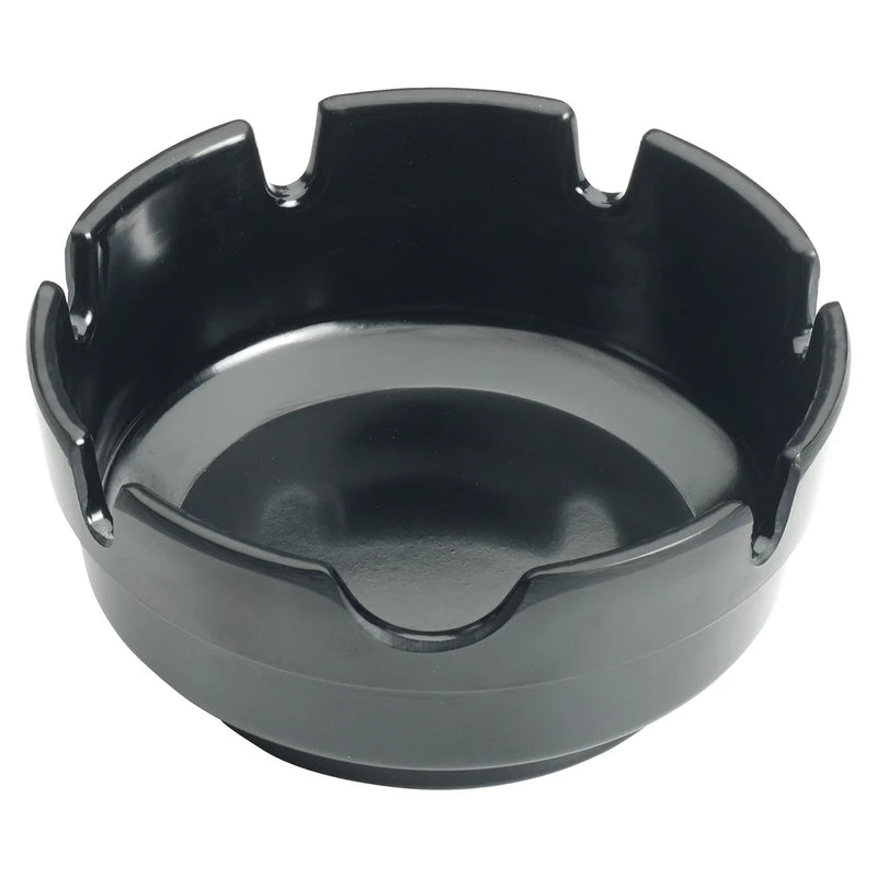 MAS-4K - Plastic Stackable Ashtray - Black