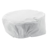 CHPB-3WR - Ventilated Pillbox Hats - White, Regular