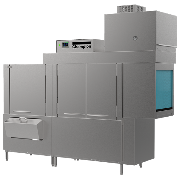 90 PRO-HD-VHR 54" Single Tank + 36" Heavy Duty Prewash Ventless Heat Recovery High-Temperature Rack Conveyor Dishwashing Machine