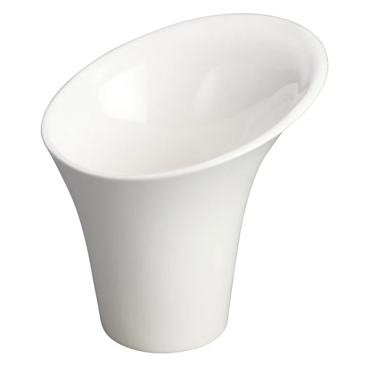 WDP003-205 - 5"Dia. x 5"H Porcelain Snack Cup, Creamy White, 24 pcs/case
