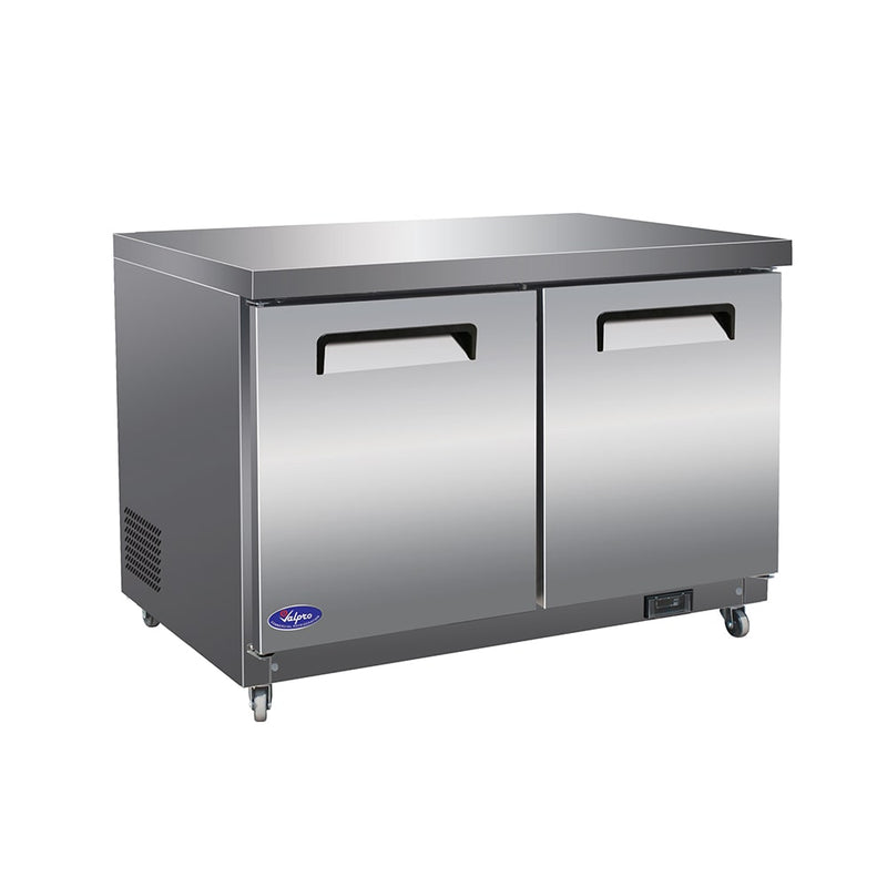 Valpro VPUCR48 48" Undercounter Refrigerator w/ (2) Sections & (2) Doors, 115v