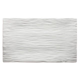 WDP002-202 - Dalmata Porcelain Rectangular Platter, Creamy White - 14