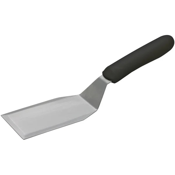 TKP-61 - Hamburger Turner with Offset, Black Polypropylene Handle, 5-1/8" x 2-7/8" Blade