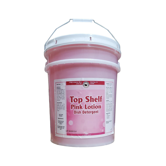 Dish Detergent - Top Shelf - Pink - 5 gal Bucket (1)