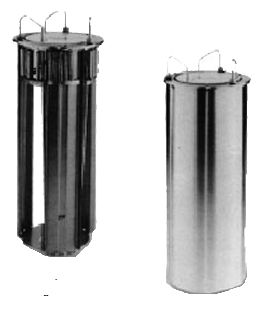 APW Wyott HL-9A 12-3/8" Shielded Heated Tubular Drop-In Style Lowerator Adjustube II Dish Dispenser for 3-1/2" To 9-1/8" Diameter Dishware, 380 Watts