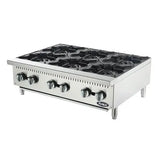 Atosa 36'' Stainless Steel Heavy Duty Six Burner Hotplate