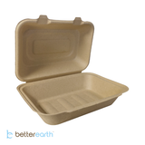 Clamshell Container - Farmers Fiber - Hoagie / Submarine - 9x6x3 (200)