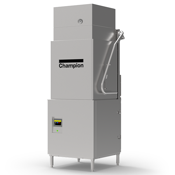 DH6000T VHR Ventless Heat Recovery Extended Hood-Type Door Machine