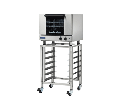 Turbofan E22M3 and SK23 Stand - Half Size Sheet Pan Manual / Electric Convection Oven on a Stainless Steel Stand