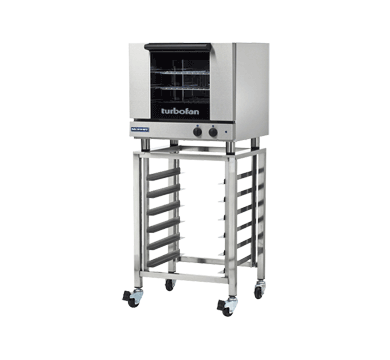 Turbofan E23M3 and SK23 Stand - Half Size Sheet Pan Manual / Electric Convection Oven on a Stainless Steel Stand