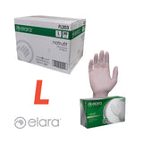 Elara FL203 - Glove - Latex - Large - Powder Free - Natrufit (1000)